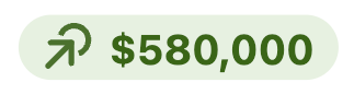 A green Live Field chip showing a currency value